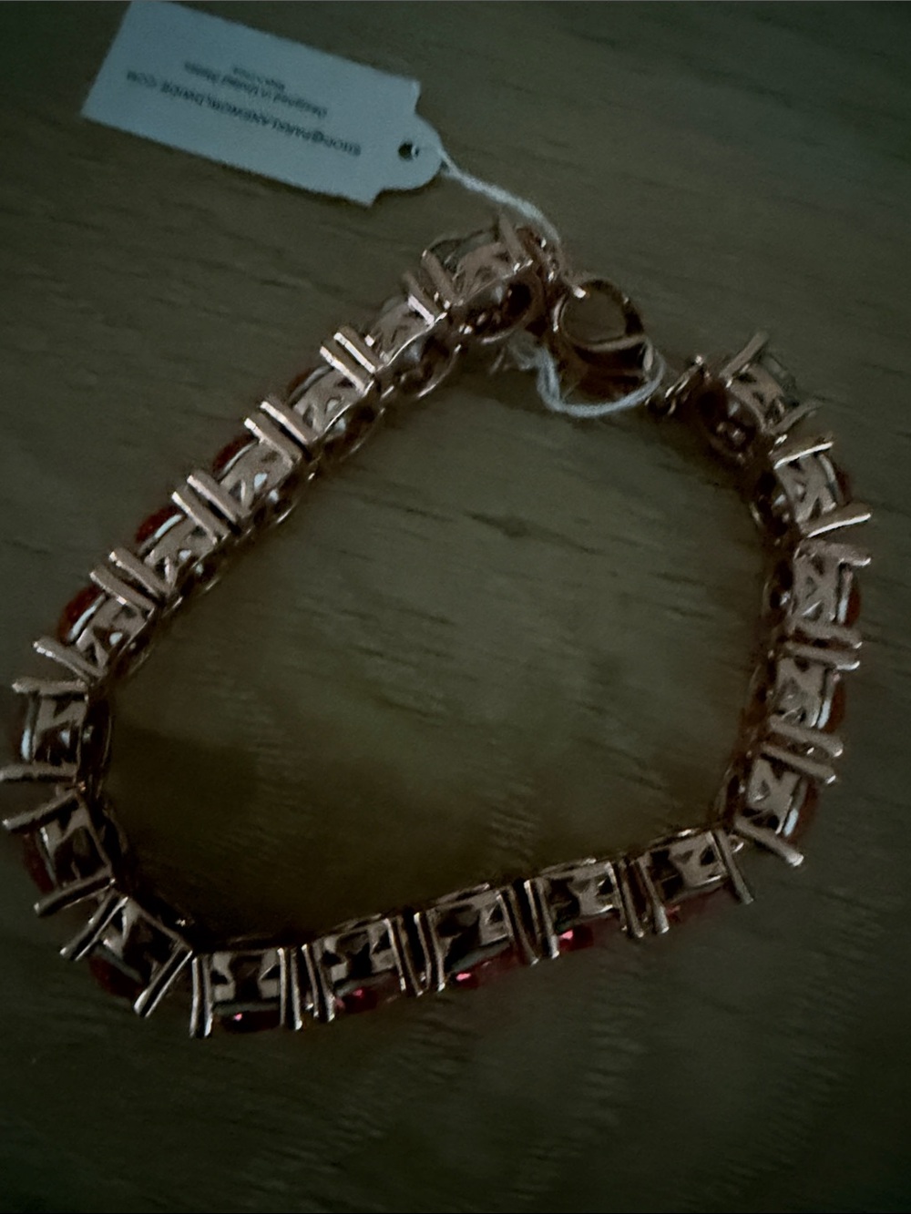 Park Lane Coral Crystal Bracelet - Picture 2 of 2